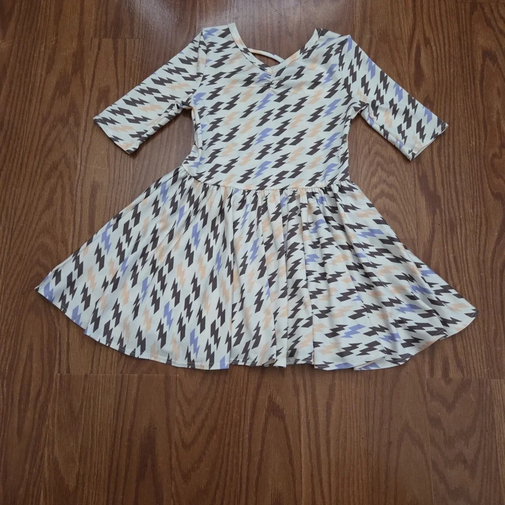 Dot Dot Smile Kids Dress  Cream Mult Color‎ Size 2t New With Tag